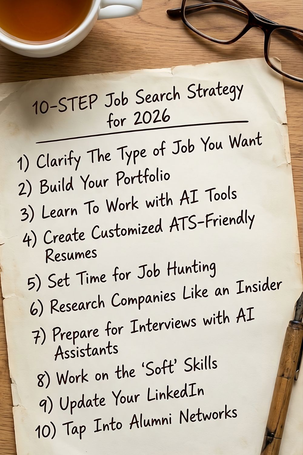 10 Step Job Search Strategy To Get Hired in 2026